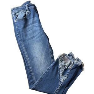 Classic Blue Distressed KanCan Maurice Exclusive Skinny Jeans